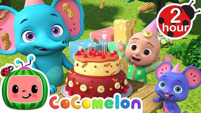 Happy birthday song + more cocomelon animal time | 2 hours of cocomelon songs Happy birthday song + more cocomelon animal time | 2 hours of cocomelon songs