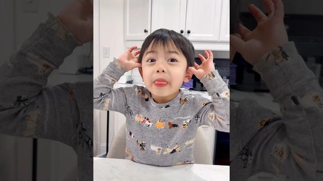 Cute baby teasing ️ Cute baby teasing ️