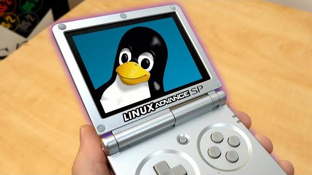 Installing linux on a game boy advance sp lookalike! Installing linux on a game boy advance sp lookalike!