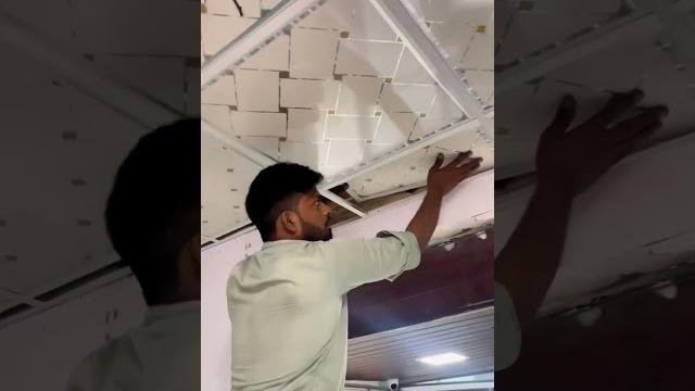 Gypsum false + pvc ceiling + +919892697457 | latest pvc ceiling design | #satisfying #shorts #viral Gypsum false + pvc ceiling + +919892697457 | latest pvc ceiling design | #satisfying #shorts #viral