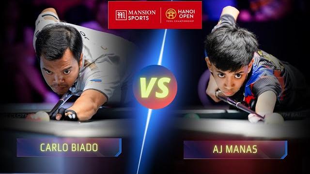 Carlo biado vs aj manas | 2024 hanoi open #billiards #9ballpool #highlights #nineball #hanoi Carlo biado vs aj manas | 2024 hanoi open #billiards #9ballpool #highlights #nineball #hanoi