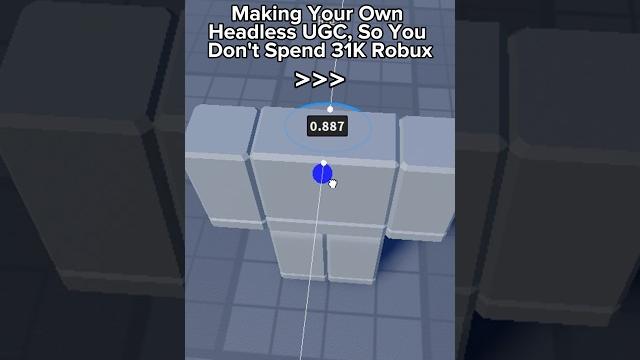 Create your own headless ugc & save 31k robux? Create your own headless ugc & save 31k robux?