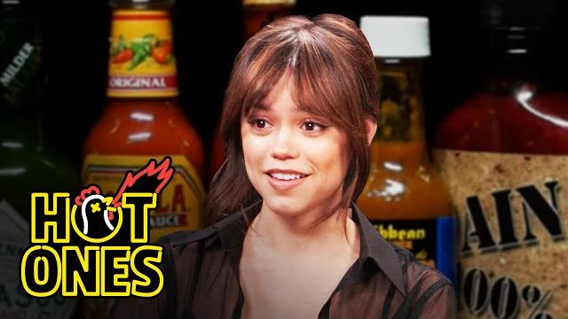 Jenna ortega doesn’t flinch while eating spicy wings | hot ones Jenna ortega doesn’t flinch while eating spicy wings | hot ones
