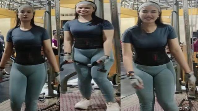 Tante rambut panjang tray on legging olahraga spandek legging tebal gym wanita zumba dan fitness Tante rambut panjang tray on legging olahraga spandek legging tebal gym wanita zumba dan fitness