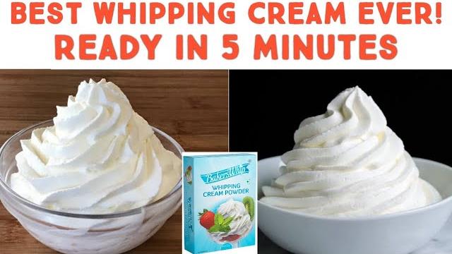 Powder whipping cream / whipping cream in 5 minutes / bakerswhip whipping cream powder review Powder whipping cream / whipping cream in 5 minutes / bakerswhip whipping cream powder review