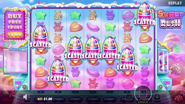 7 scatters on sugar rush pays huge (big win) 7 scatters on sugar rush pays huge (big win)