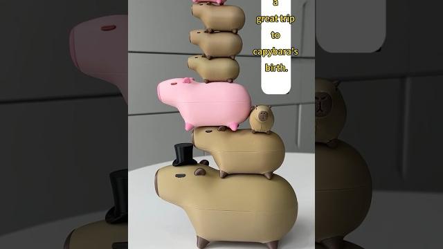 Capybara is too fertile too...#capybara #3dprinting #creative #ornaments #gift #cute #new #funny Capybara is too fertile too...#capybara #3dprinting #creative #ornaments #gift #cute #new #funny