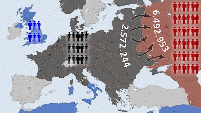 World war ii every day with army sizes World war ii every day with army sizes