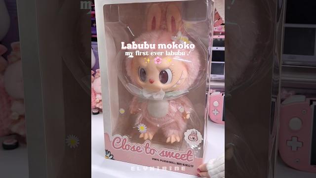 My first ever #labubu #labubumokoko #popmart #kawaii #pink My first ever #labubu #labubumokoko #popmart #kawaii #pink