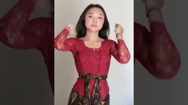 Kebaya merah viral tiktok #shorts Kebaya merah viral tiktok #shorts