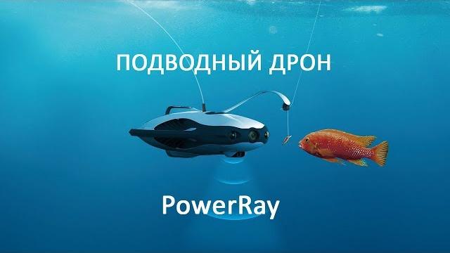 Подводный дрон powerray Подводный дрон powerray