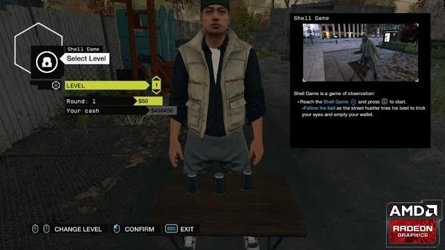 Shell game | level 1 - watch dogs Shell game | level 1 - watch dogs