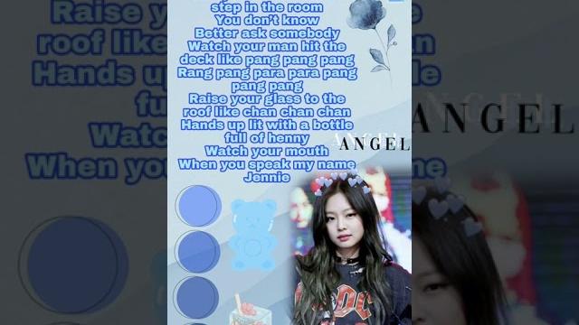 Boombayah jennie's rap lyrics Boombayah jennie's rap lyrics