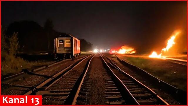 A railway line to moscow was blown up in russia’s voronezh city, rail traffic is stopped A railway line to moscow was blown up in russia’s voronezh city, rail traffic is stopped