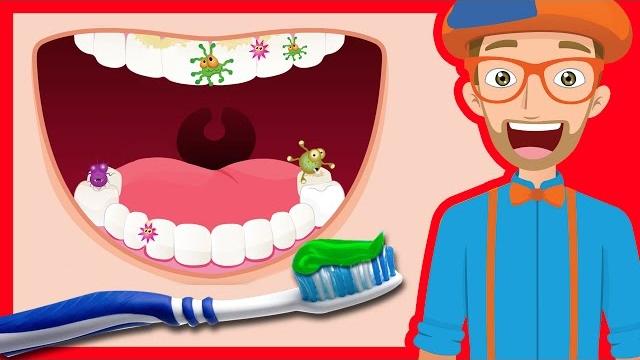 Tooth brushing song by blippi | 2-minutes brush your teeth for kids Tooth brushing song by blippi | 2-minutes brush your teeth for kids