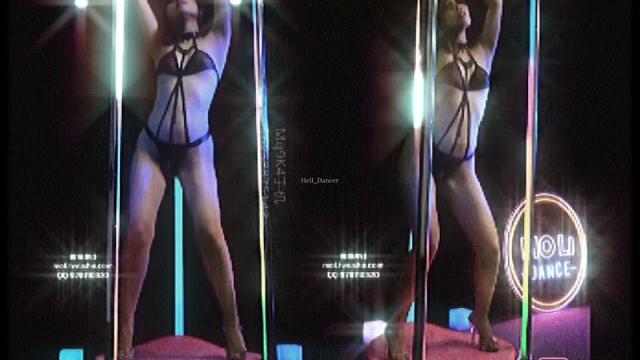 【魔丽舞社】佳艳 秀场舞曲 716拐杖舞 复古夜店风 黑色比基尼 【魔丽舞社】佳艳 秀场舞曲 716拐杖舞 复古夜店风 黑色比基尼