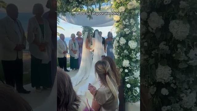 Us at your wedding ️#love #lesbian #kiss #loveislove #lgbt #lgbtq #gay #pride #cute #shorts Us at your wedding ️#love #lesbian #kiss #loveislove #lgbt #lgbtq #gay #pride #cute #shorts