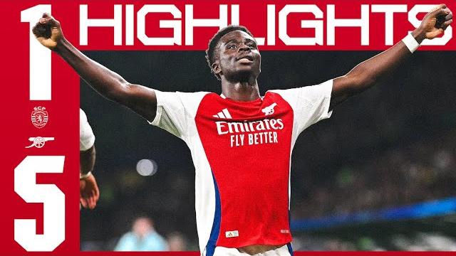 Highlights | sporting cp vs arsenal (1-5) | ucl | martinelli, havertz, gabriel, saka, trossard Highlights | sporting cp vs arsenal (1-5) | ucl | martinelli, havertz, gabriel, saka, trossard