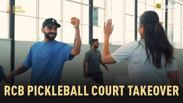 Rcb takes over the pickleball court! | same passion, new game | bold diaries | ipl 2025 Rcb takes over the pickleball court! | same passion, new game | bold diaries | ipl 2025