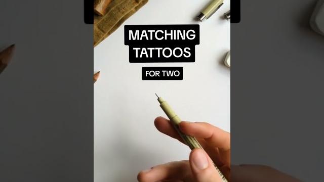Matching tattoos | for two #bestfriend #siblings Matching tattoos | for two #bestfriend #siblings