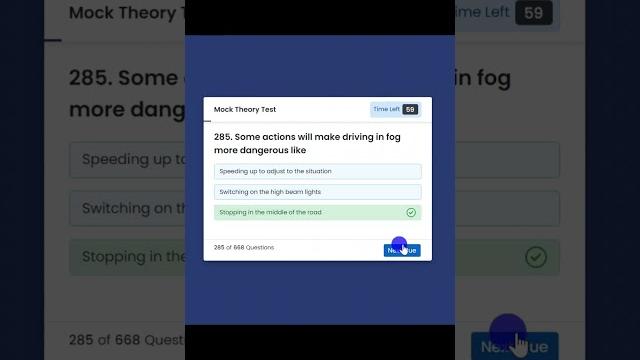 Road signs & driving safety quiz - qus 281 to 290 | ️️ #drivingtest #trafficsigns #roadsafety Road signs & driving safety quiz - qus 281 to 290 | ️️ #drivingtest #trafficsigns #roadsafety
