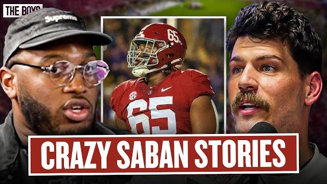 Jc latham tells incredible nick saban & alabama football stories | bussin' with the boys Jc latham tells incredible nick saban & alabama football stories | bussin' with the boys