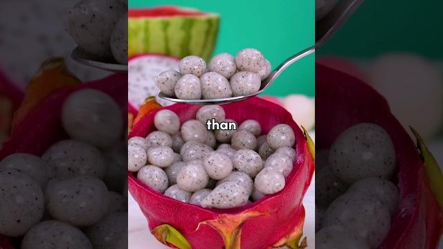 Is this dragon fruit popping boba sweeter treat than watermelon? Is this dragon fruit popping boba sweeter treat than watermelon?