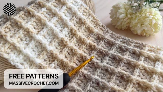 Super easy & lovely crochet pattern for beginners! crochet stitch for baby blanket & bag Super easy & lovely crochet pattern for beginners! crochet stitch for baby blanket & bag
