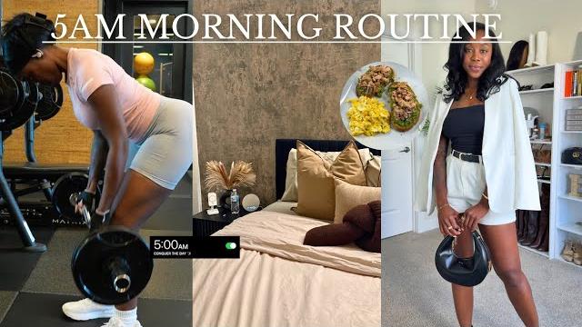 My 5am morning routine for a soft life ️ My 5am morning routine for a soft life ️