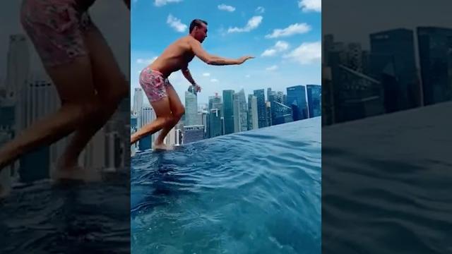 What happens if you fall from an infinity pool? What happens if you fall from an infinity pool?