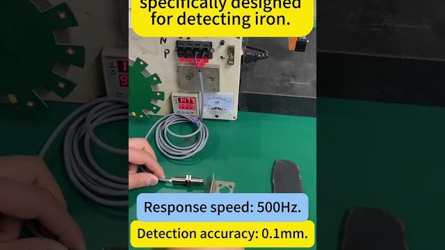 8mm sensing range proximity sensor. 8mm sensing range proximity sensor.