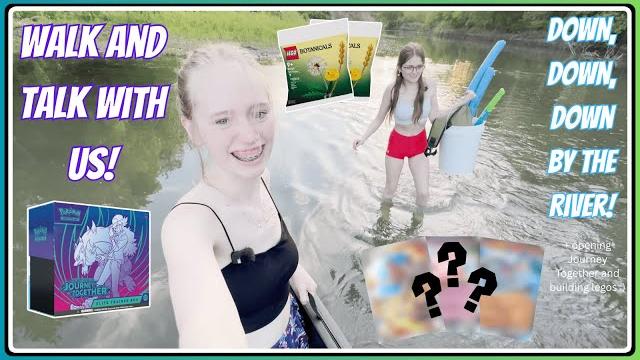 Walk and talk with us! going down to the river and opening journey together pokémon cards! Walk and talk with us! going down to the river and opening journey together pokémon cards!