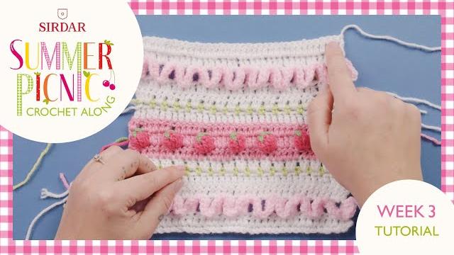 Sirdar summer picnic blanket crochet along: week 3 - dessert time! strawberry & raspberry ripples Sirdar summer picnic blanket crochet along: week 3 - dessert time! strawberry & raspberry ripples