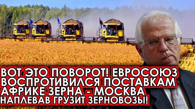 Вот это поворот! евросоюз воспротивился поставкам африке зерна - москва наплевав грузит зерновозы Вот это поворот! евросоюз воспротивился поставкам африке зерна - москва наплевав грузит зерновозы