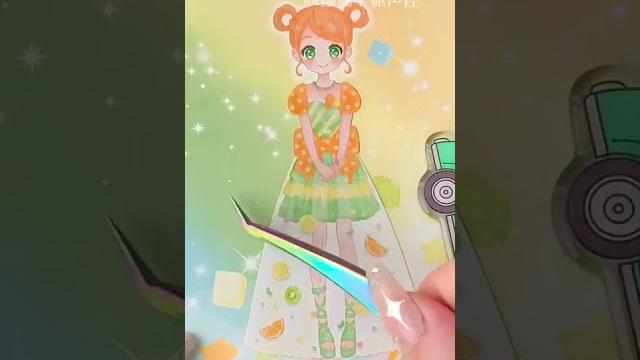 声控撕贴纸 精准切膜 夏日元气橙公主裙 |沉浸式撕贴纸 |#声控解压 |换装贴纸 声控撕贴纸 精准切膜 夏日元气橙公主裙 |沉浸式撕贴纸 |#声控解压 |换装贴纸