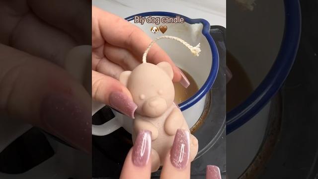 Diy dog candle asmr#candle #candles #candlemaking #diy #candlebusiness #dog #brown #asmr #shorts Diy dog candle asmr#candle #candles #candlemaking #diy #candlebusiness #dog #brown #asmr #shorts
