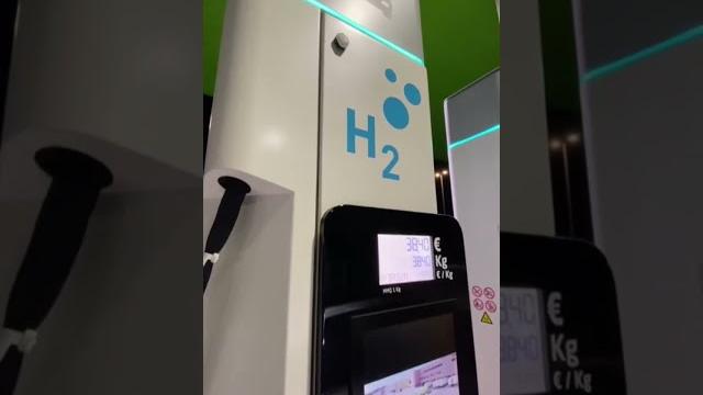 Toyota mirai - first time fueling hydrogen! #shorts Toyota mirai - first time fueling hydrogen! #shorts