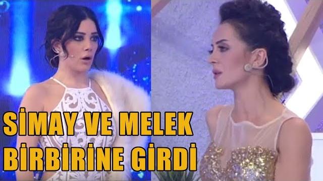 Simay tokatlı ve melek özçağan birbirine girdi Simay tokatlı ve melek özçağan birbirine girdi