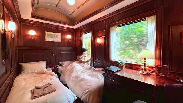 Naik kereta tidur mewah bintang 7 jepang | tujuh bintang di kyushu Naik kereta tidur mewah bintang 7 jepang | tujuh bintang di kyushu