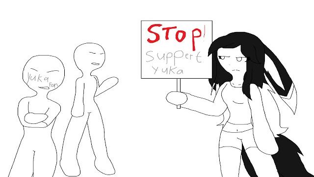 Stop supporting yuka yandere killer Stop supporting yuka yandere killer