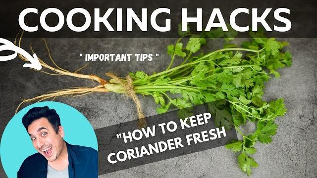 How to keep cilantro fresh for long time | fresh coriander | long term food storage | 2021 #shorts How to keep cilantro fresh for long time | fresh coriander | long term food storage | 2021 #shorts
