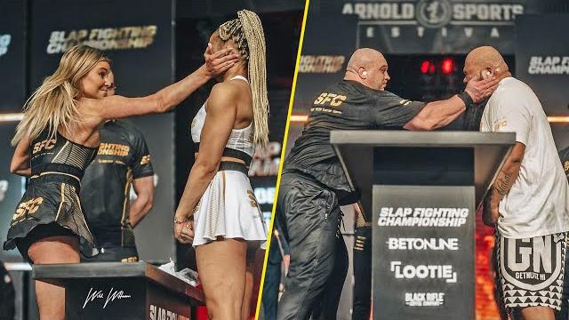 The hardest slaps from slap fighting championship The hardest slaps from slap fighting championship