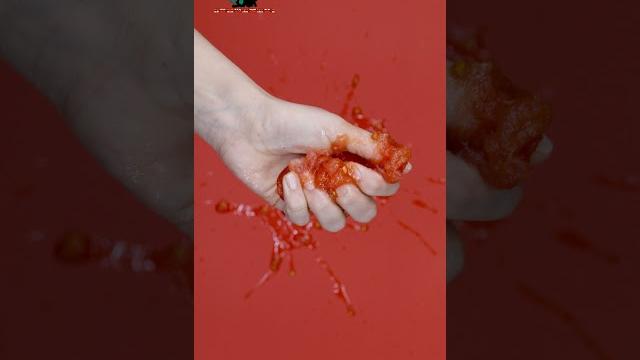 Remes tomat #shorts #satisfying Remes tomat #shorts #satisfying
