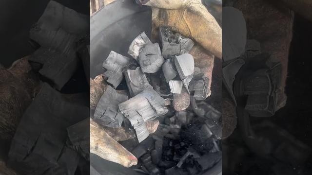 Diy charcoal, home made charcoal retort #offgrid Diy charcoal, home made charcoal retort #offgrid