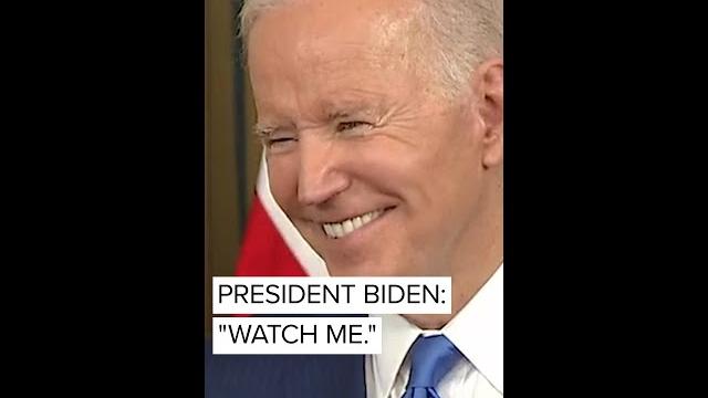 Asked on message to voters who don’t want to see him run for reelection, pres. biden: “watch me.” Asked on message to voters who don’t want to see him run for reelection, pres. biden: “watch me.”