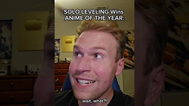 Solo leveling wins anime of the year #shorts Solo leveling wins anime of the year #shorts
