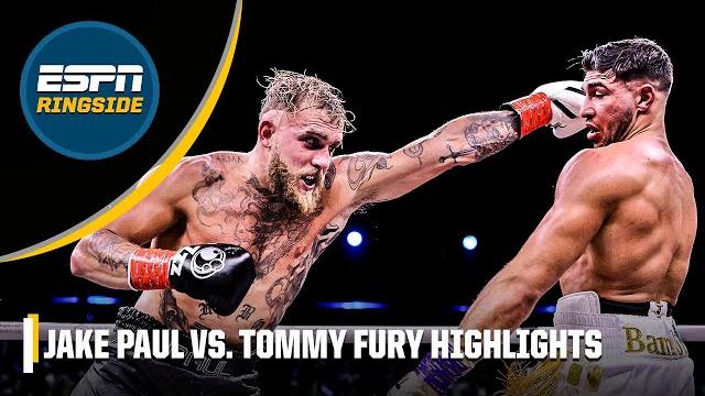 Jake paul vs. tommy fury | highlights | espn ringside Jake paul vs. tommy fury | highlights | espn ringside