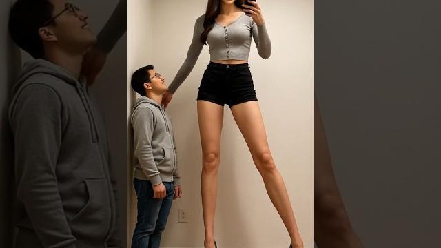 Ai mini giantess #sizedifference #tallwoman#giantess #minigiantess #tallgirl #shorts #giantessgrowth Ai mini giantess #sizedifference #tallwoman#giantess #minigiantess #tallgirl #shorts #giantessgrowth