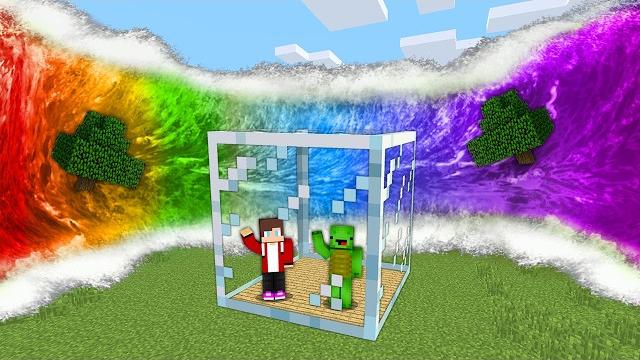 Rainbow tsunami vs. doomsday bunker - minecraft Rainbow tsunami vs. doomsday bunker - minecraft