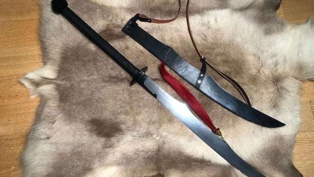 Impressive khitan liao twin peaks double-handed dao 双峰辽刀 by the art of fire&iron 火与铁的艺术【f&i】 Impressive khitan liao twin peaks double-handed dao 双峰辽刀 by the art of fire&iron 火与铁的艺术【f&i】